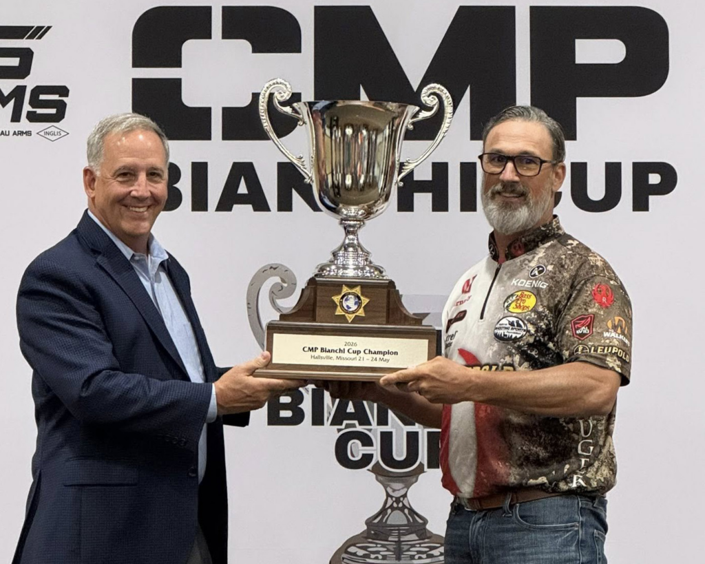 Vihtavuori proudly congratulates Team member Doug Koenig on his remarkable victory at the 2026 Bianchi Cup Championship in Columbia, Missouri. This achievement marks Koenig’s record-setting 21st Bianchi Cup title, further solidifying his legacy as one of the most accomplished competitors in action pistol shooting history.